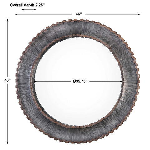 TANAINA ROUND MIRROR - Hedi's Furniture