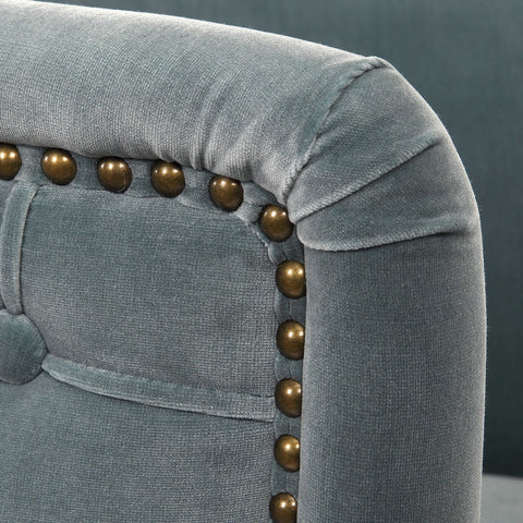 Haider Accent Chair, Slate Blue - Hedi's Furniture