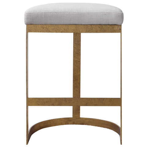 IVANNA COUNTER STOOL, GOLD - Hedi's Furniture