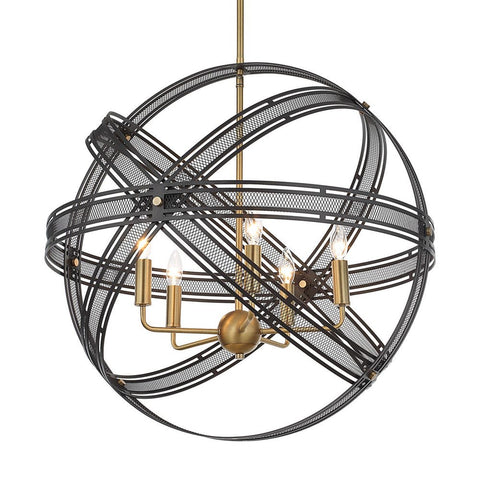 Spherical, 5 Lt Pendant
