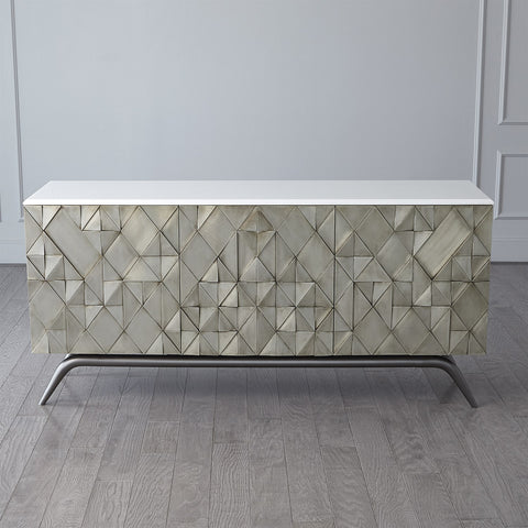 Triangle Cabinet-Silver