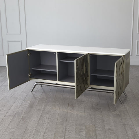 Triangle Cabinet-Silver