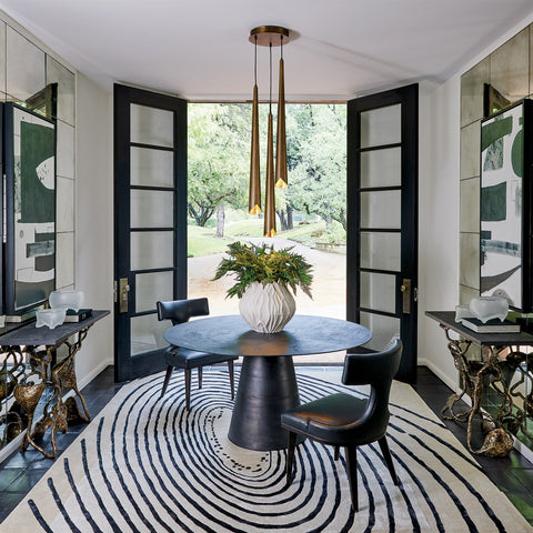 DRIFT CONSOLE-FAUX BRONZE - Hedi's Furniture