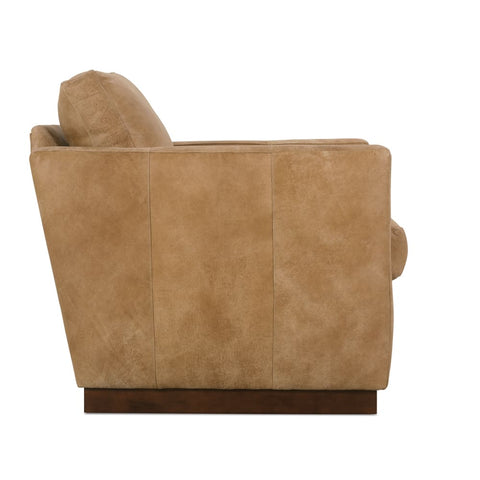 Allie Leather Swivel Chair