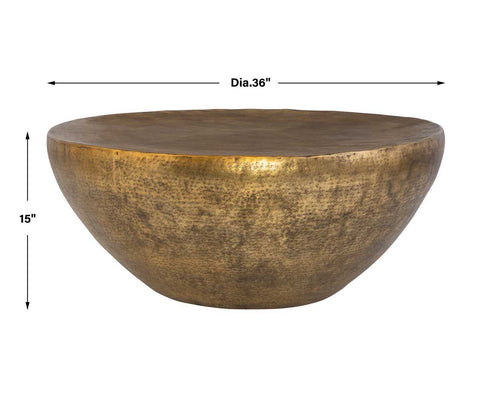 Gilded Dome Coffee Table