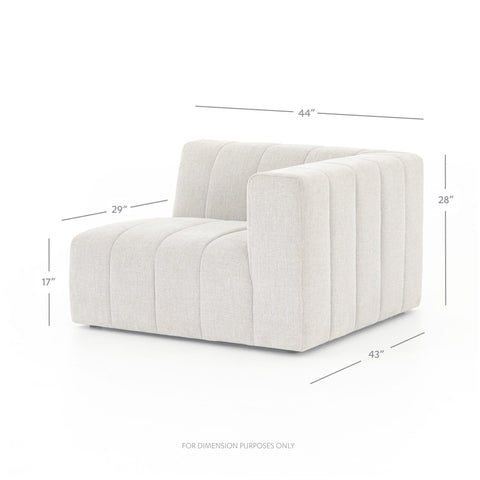 LANGHAM CHANNELED SECTIONAL/Build Your Own - Hedi's Furniture