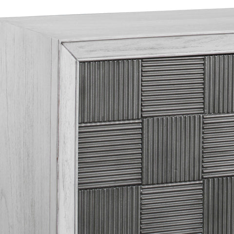 Checkerboard 4 door cabinet - Hedi's Furniture