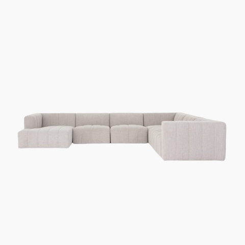 LANGHAM CHANNELED SECTIONAL/Build Your Own - Hedi's Furniture