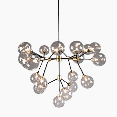 Phoenix Chandelier Clear w/Bulb - Hedi's Furniture