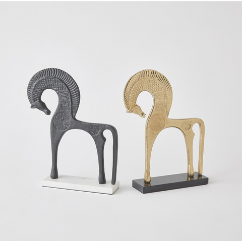 DECO HORSE-BLACK