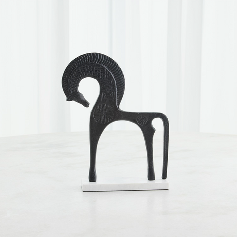 DECO HORSE-BLACK