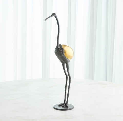PRECIOUS EGG SCULPTURE-BRASS