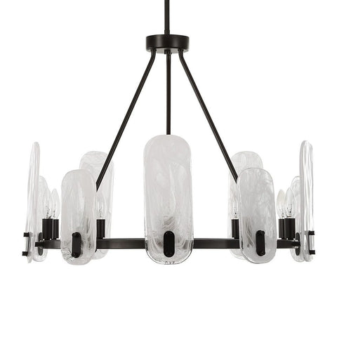 Ellipse, 10 Lt Chandelier