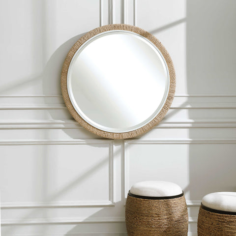 CARBET ROUND MIRROR - Hedi's Furniture