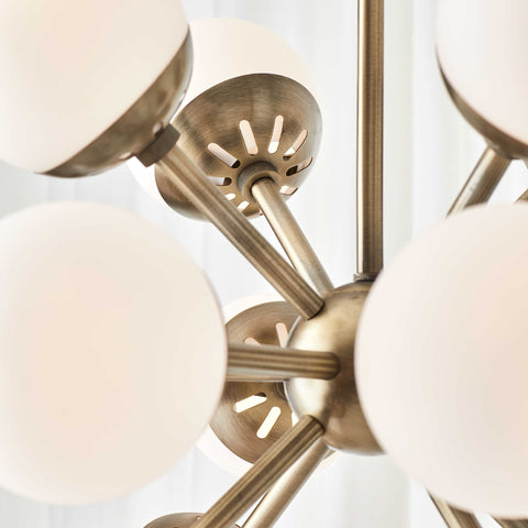 Droplet, 16 Lt Chandelier - Hedi's Furniture