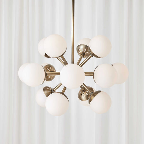 Droplet, 16 Lt Chandelier - Hedi's Furniture