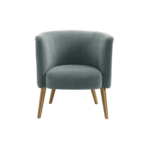 Haider Accent Chair, Slate Blue - Hedi's Furniture