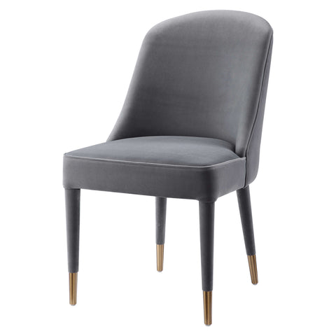 Brie Armless Chair in Gray - Hedi's Furniture
