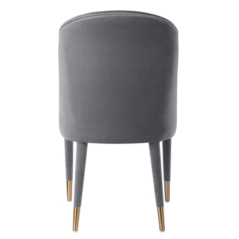 Brie Armless Chair in Gray - Hedi's Furniture