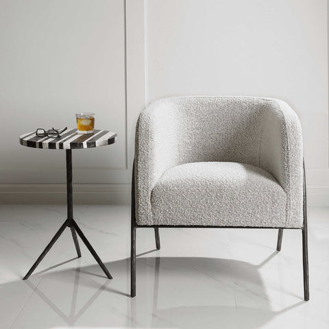 Jacobsen Accent Chair, Gray - Hedi's Furniture