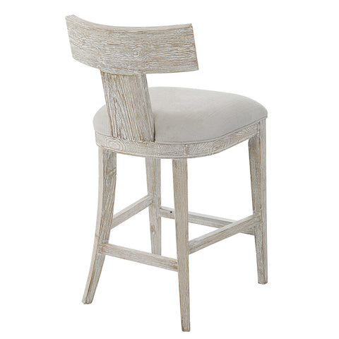 DRIS COUNTER STOOL, WHITE - Hedi's Furniture