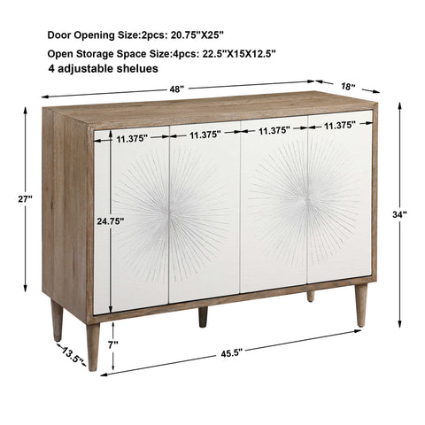 DANI 4 DOOR CABINET - Hedi's Furniture