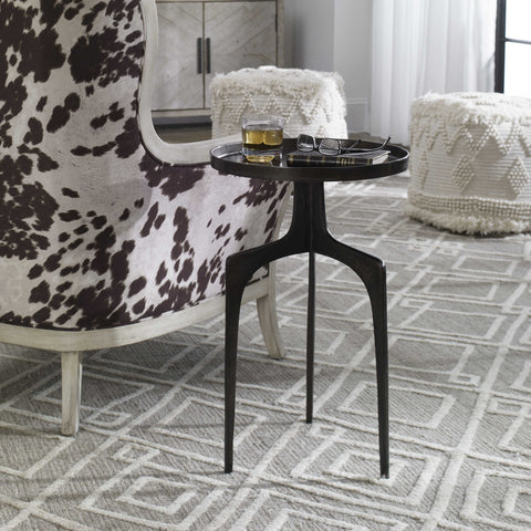 Kenna Accent Table, Bronze - Hedi's Furniture