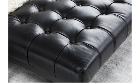 Wyatt Leather Bench - Hedi's Furniture