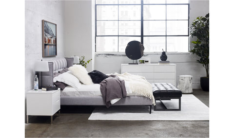 Wyatt Leather Bench - Hedi's Furniture