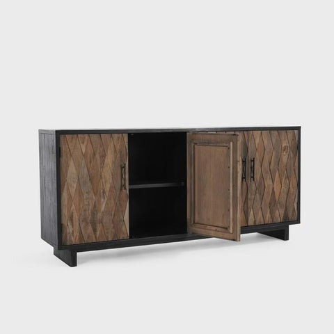 Anton 4Dr Sideboard Dark - Hedi's Furniture