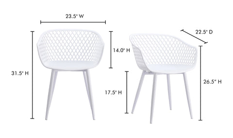 Piazza Outdoor Dining Chair/Set of 2 - Hedi's Furniture