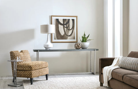 Chapman mixed media console table - Hedi's Furniture