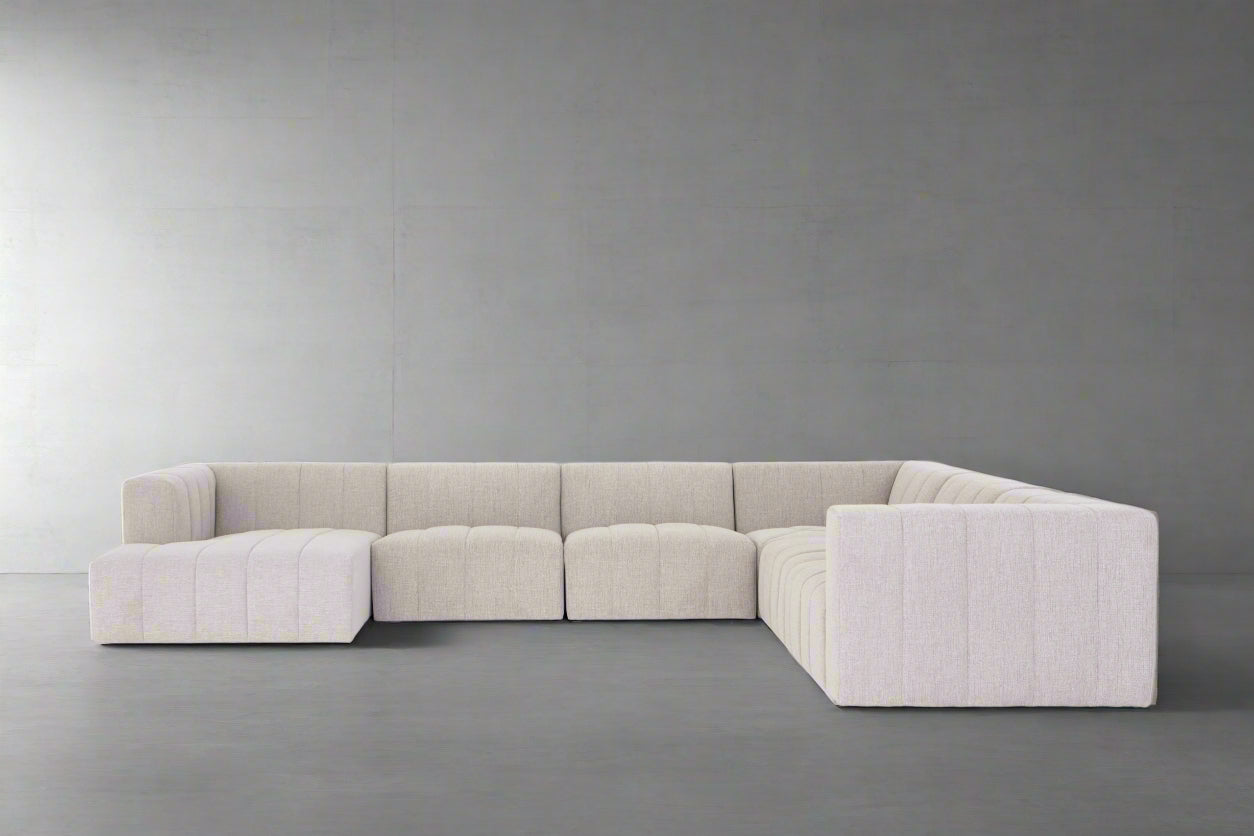 LANGHAM CHANNELED SECTIONAL/Build Your Own - Hedi's Furniture