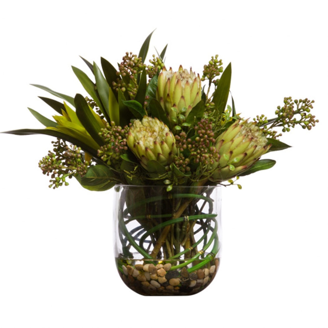 Bromeliad/Protea Water  small - Hedi's Furniture