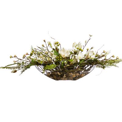White Magnolia/Fern Water Like - Hedi's Furniture